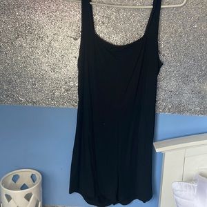 Black short romper